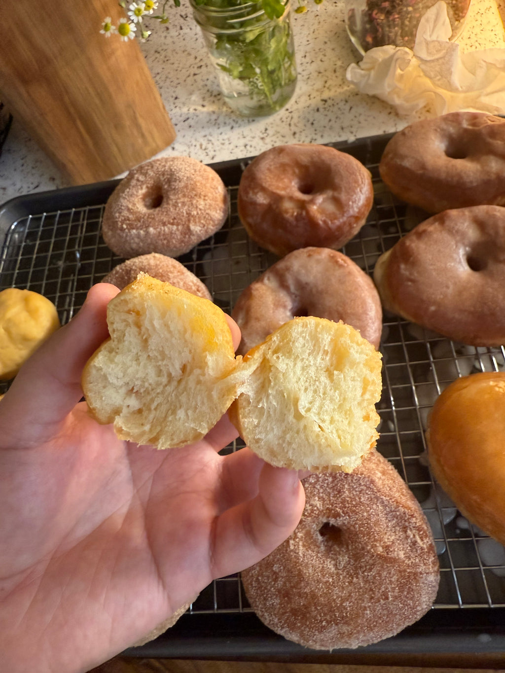 Vanilla Bean Glazed Donut