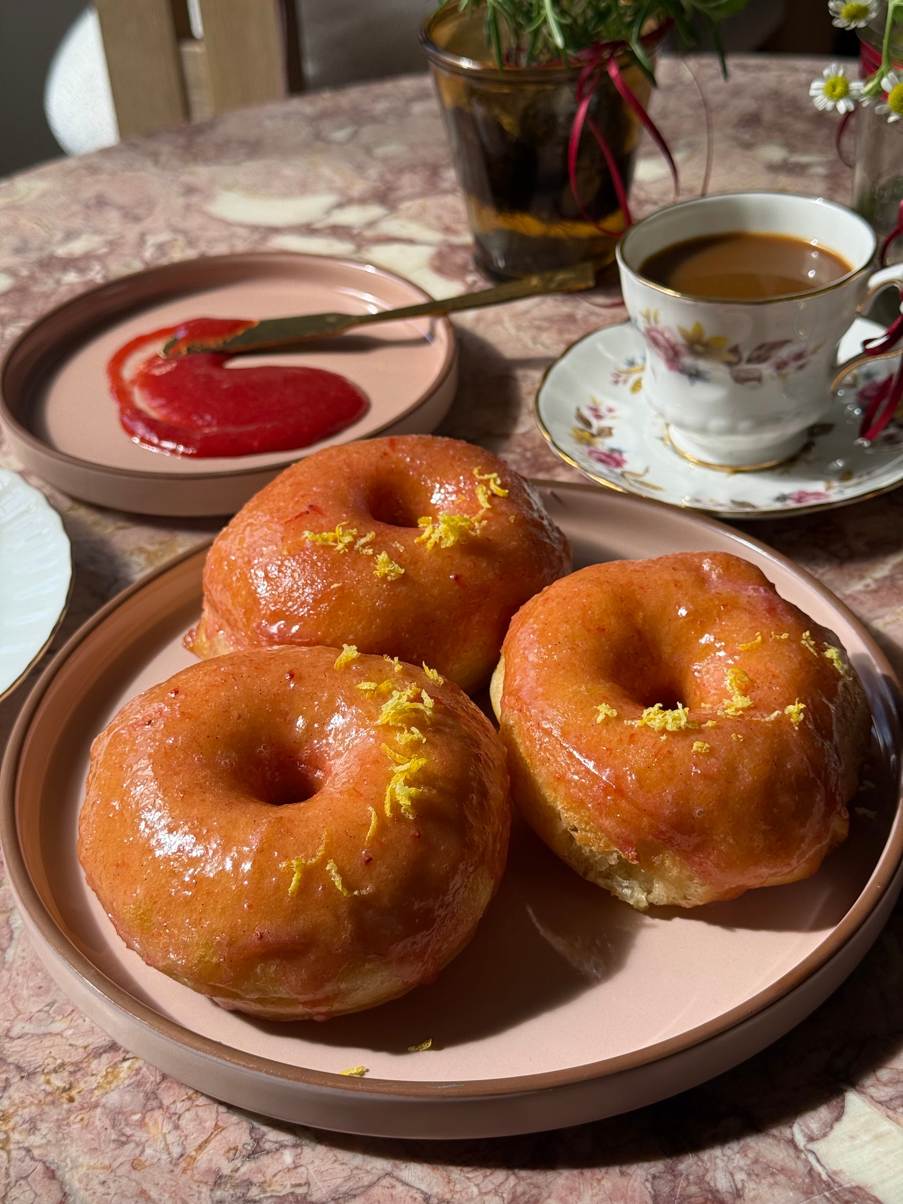Strawberry Glazed Donut